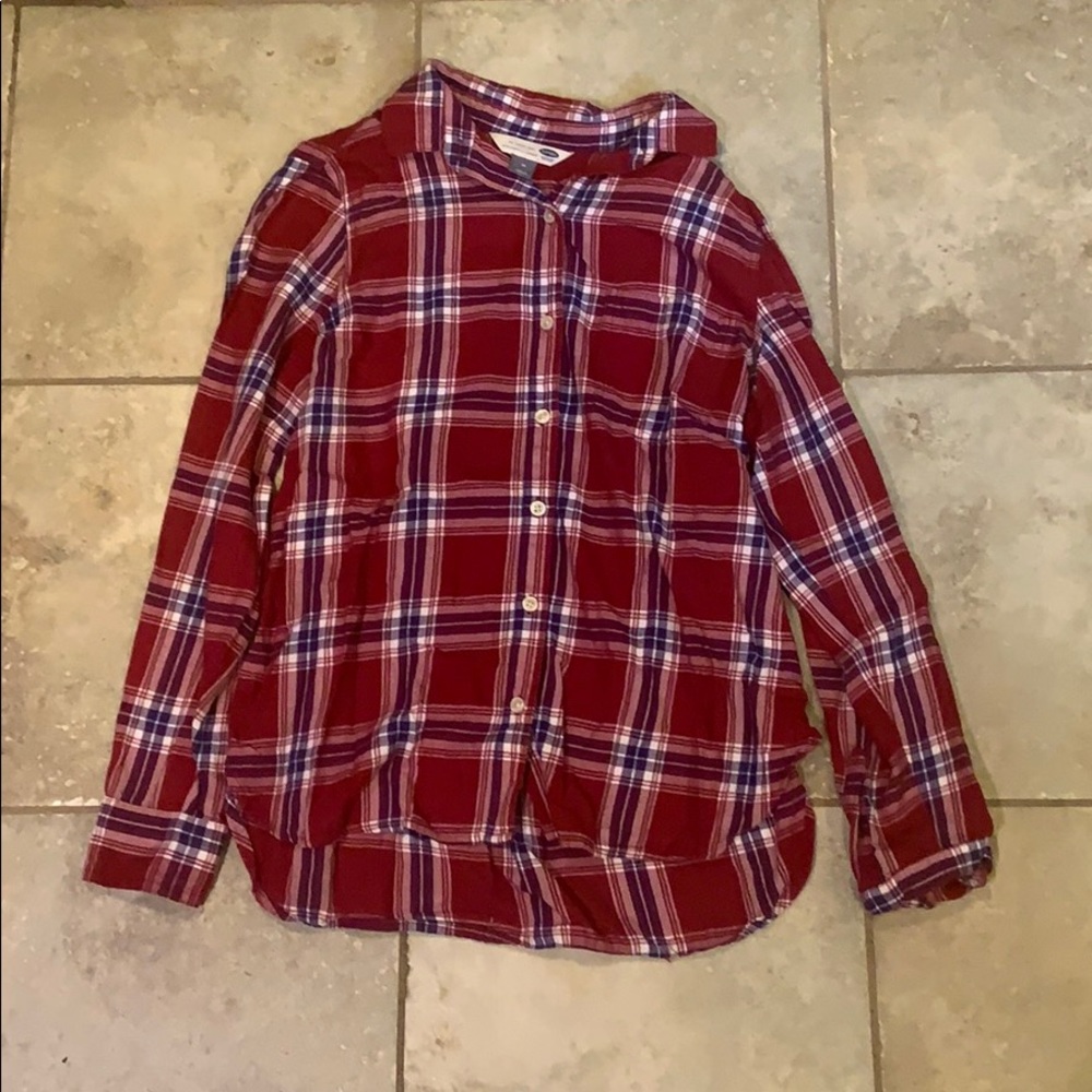 Old Navy Women’s Plaid Shirt